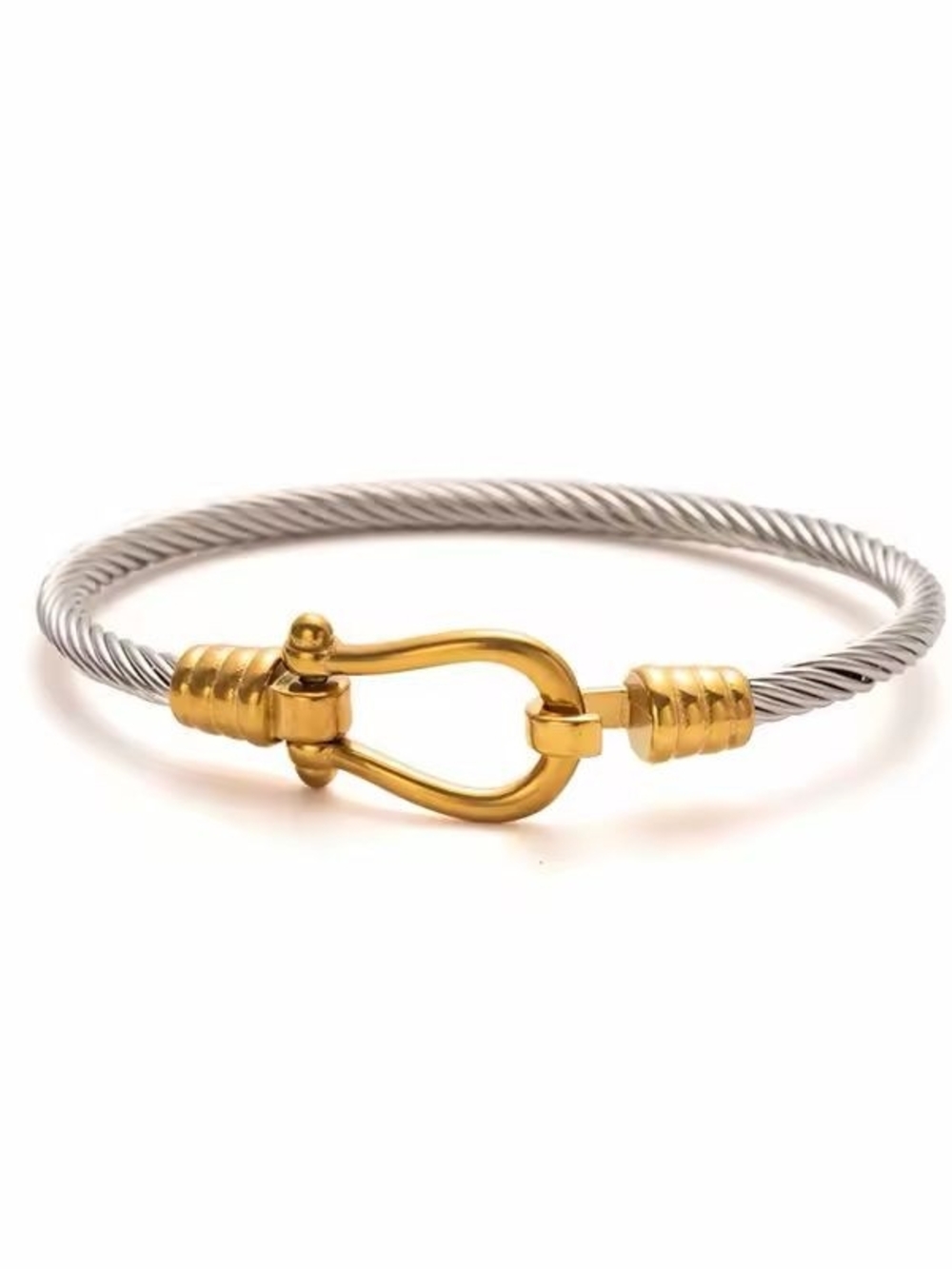 Gold & Silver Cable Link Bracelet - Women's Jewelry - Picture 3 of 3
